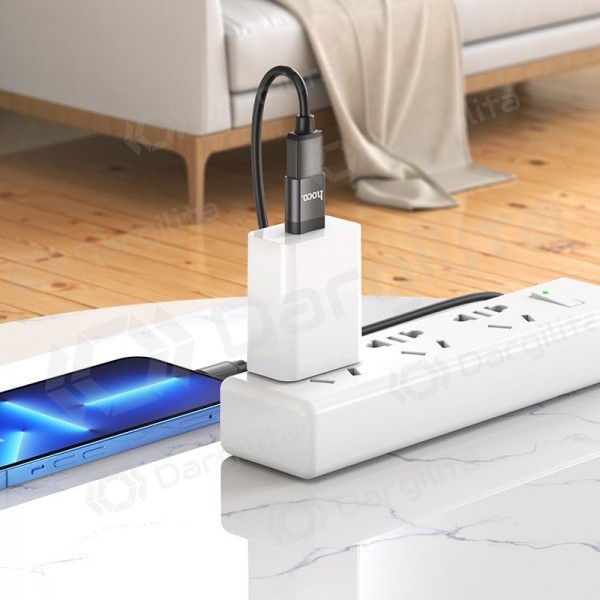 USB-C adapteris Hoco UA17 USB-C į USB-A juodas
