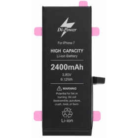 Apple iPhone 7 baterija, akumuliatorius Di-Power 2400 mAh (padidintos talpos)