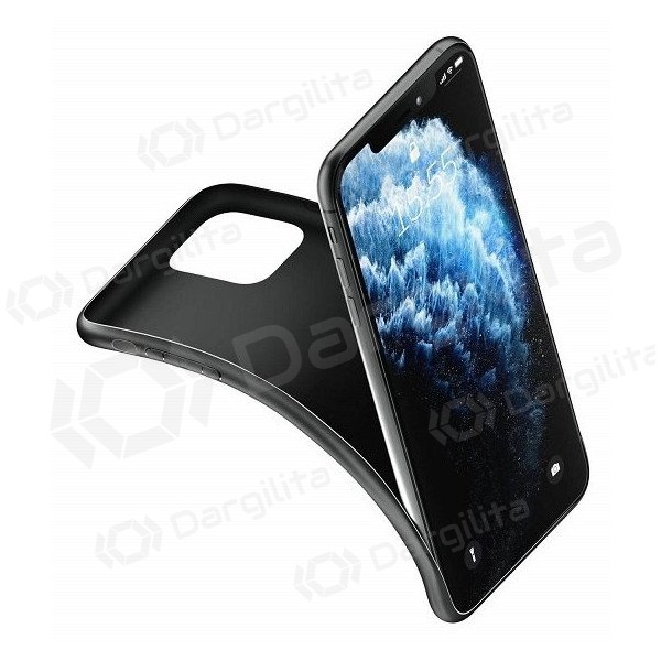 Samsung S918 Galaxy S23 Ultra 5G dėklas "3MK Matt Case" (juodas)