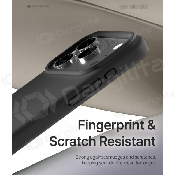 Apple iPhone 17 Pro, 18 Pro dėklas Mercury "Pure Magsafe Silicon Case" (raudonas)