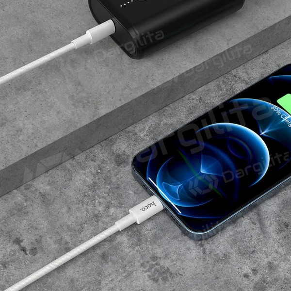Lightning laidas Hoco X56 USB-C į Lightning 1 m PD baltas