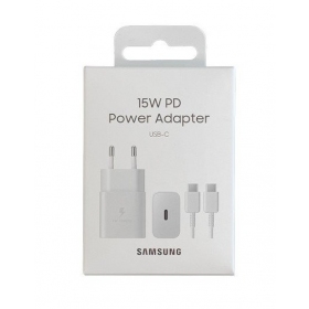 Telefono įkroviklis Samsung EP-T1510XWEGEU 15 W USB-C baltas
