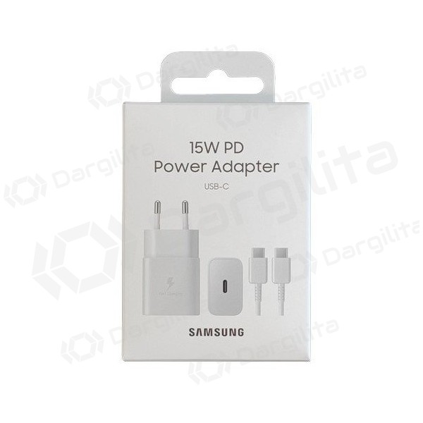Telefono įkroviklis Samsung EP-T1510XWEGEU 15 W USB-C baltas