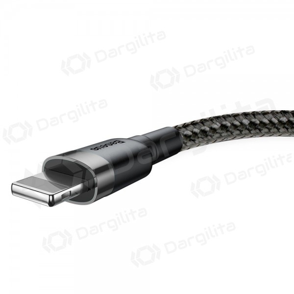 Lightning laidas Baseus Cafule USB-A į Lightning 1 m 2.4 A juodas