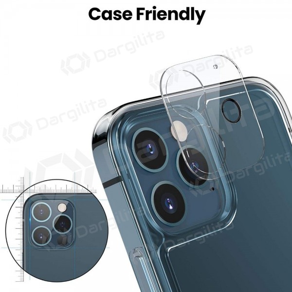 Apple iPhone 11 Pro Max apsauginis grūdintas stiklas kamerai "3D"