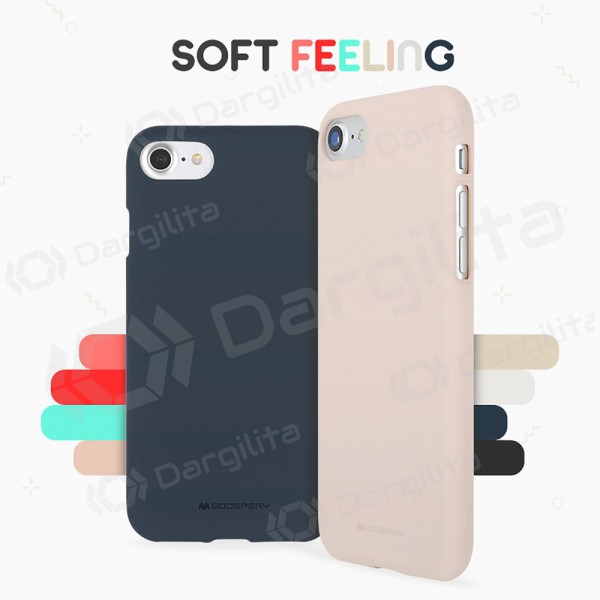 Samsung S916 Galaxy S23 Plus 5G dėklas Mercury Goospery "Soft Feeling Jelly Case" (tamsiai mėlynas)