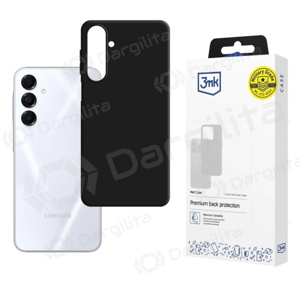 Samsung Galaxy A17, A18 dėklas "3MK Matt Case" (juodas)