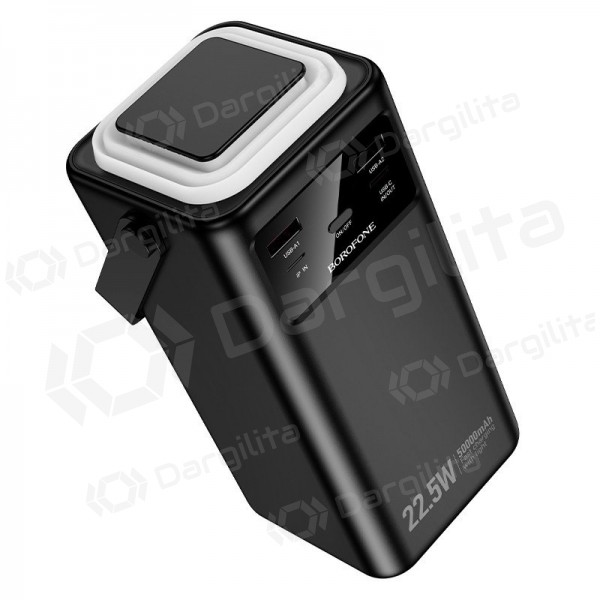 Išorinė baterija (Power Bank) Borofone BJ65A 50000 mAh 22.5 W, juoda