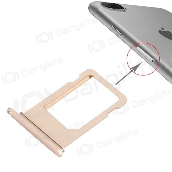 Apple iPhone 7 Plus SIM kortelės laikiklis (auksinis)
