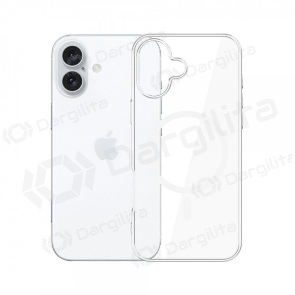 Apple iPhone 16 Plus dėklas "3MK Clear MagCase" (skaidrus)