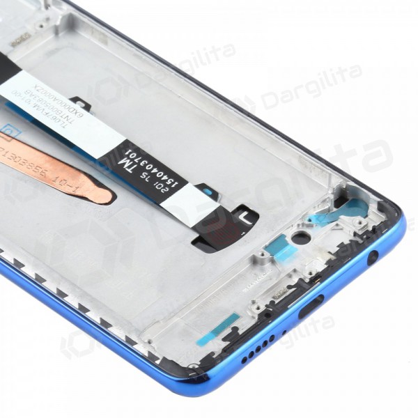 Xiaomi Poco X3 / X3 NFC ekranas (mėlynas) (su rėmeliu) (service pack) (originalus)
