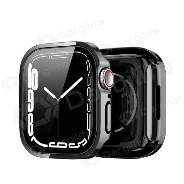 Apple Watch 45mm LCD apsauginis stikliukas / dėklas "Dux Ducis Hamo" (juodas) Apple Watch 45mm LCD apsauginis stikliukas / dėklas "Dux Ducis Hamo" (juodas)