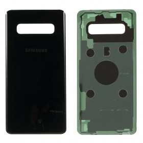 Samsung G975 Galaxy S10 Plus galinis baterijos dangtelis juodas (Prism Black)
