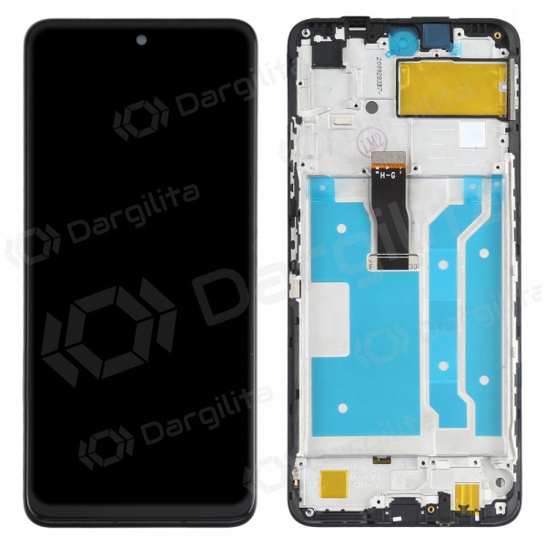 Huawei P Smart 2021 / Honor Y7a / Honor 10X Lite ekranas (juodas) (su rėmeliu) (naudotas grade A, originalus) Huawei P Smart 2021 / Honor Y7a / Honor 10X Lite ekranas (juodas) (su rėmeliu) (naudotas grade A, originalus)