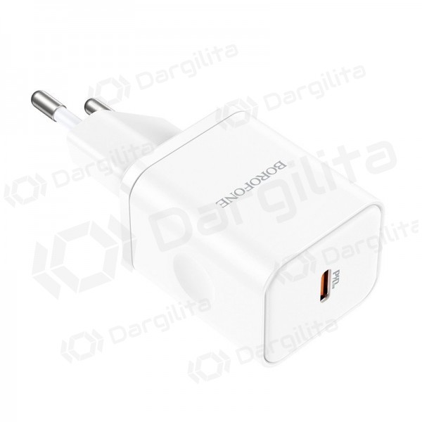 Telefono įkroviklis Borofone BN6 20 W USB-C baltas