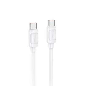 USB-C laidas Hoco X115 USB-C į USB-C 1 m 240 W baltas