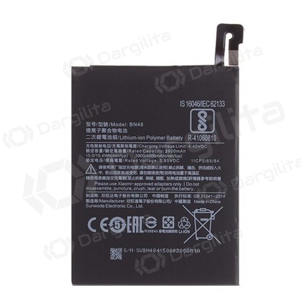 Xiaomi Redmi Note 6 Pro baterija / akumuliatorius (BN48) (4000mAh)