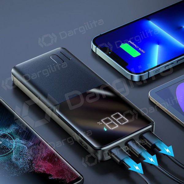 Išorinė baterija Power Bank Joyroom JR-QP191 22.5W PD QC3.0 AFC 10000mAh juoda Išorinė baterija Power Bank Joyroom JR-QP191 22.5W PD QC3.0 AFC 10000mAh juoda