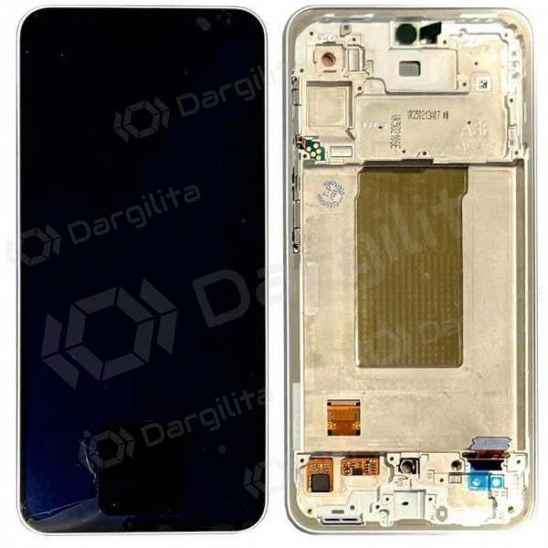 Samsung Galaxy A36 ekranas (baltas) (su rėmeliu) (originalus) Samsung Galaxy A36 ekranas (baltas) (su rėmeliu) (originalus)