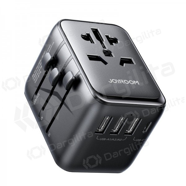 Telefono įkroviklis Joyroom JR-TCW01 17 W USB-C + USB-A juodas
