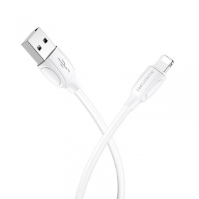 Lightning laidas Borofone BX19 USB-A į Lightning 1 m baltas