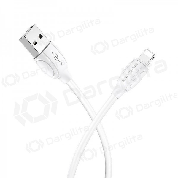 Lightning laidas Borofone BX19 USB-A į Lightning 1 m baltas