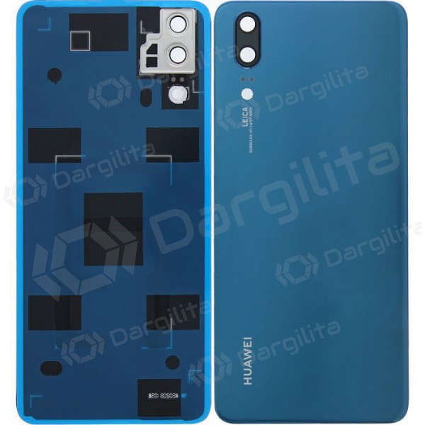 Huawei P20 galinis baterijos dangtelis (mėlynas) (service pack) (originalus)