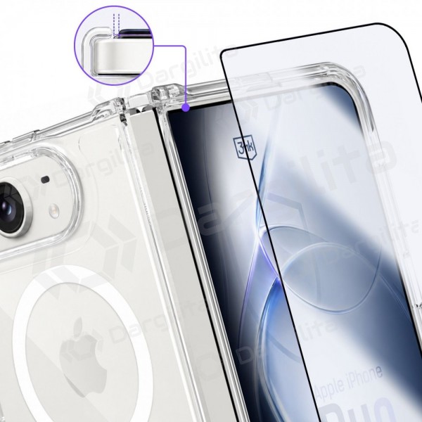 Apple iPhone Duo dėklas "3mk Armor MagCase" (skaidrus)