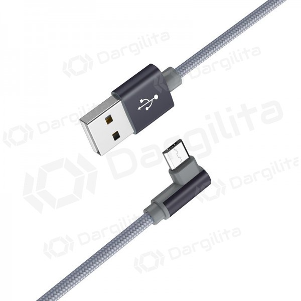 USB kabelis Borofone BX26 microUSB 1.0m (pilkas)