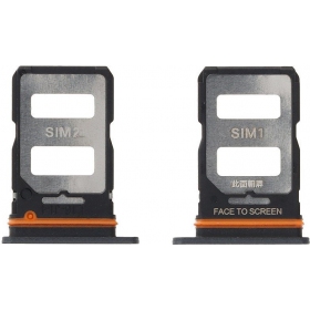 Xiaomi 12T / 12T Pro SIM kortelės laikiklis (juodas)
