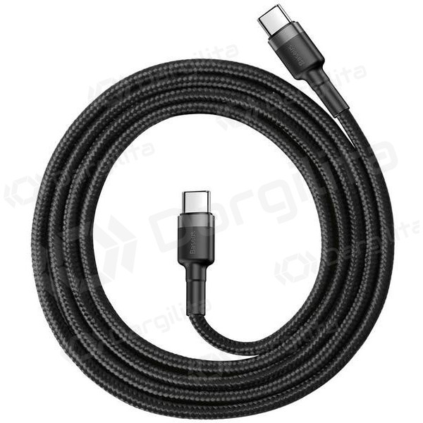 USB-C laidas Baseus Cafule CATKLF-GG1 USB-C į USB-C 1 m 60 W PD juodas