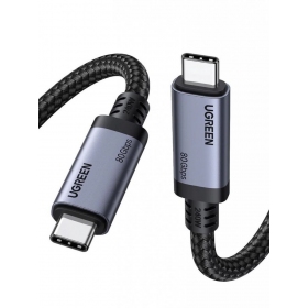 USB-C laidas Ugreen L706 USB-C į USB-C 1 m 240 W juodas