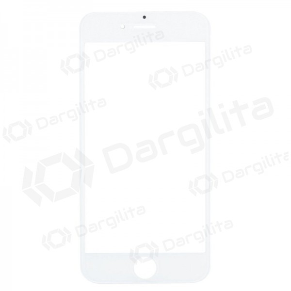 Apple iPhone 7 Plus ekrano stikliukas su rėmeliu ir OCA (baltas) (v2) (for screen refurbishing) - Premium