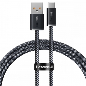 USB-C laidas Baseus Dynamic USB-A į USB-C 1 m 100 W juodas