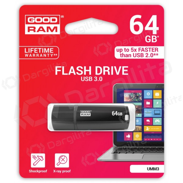Atmintinė GOODRAM UMM3 64GB USB 3.0