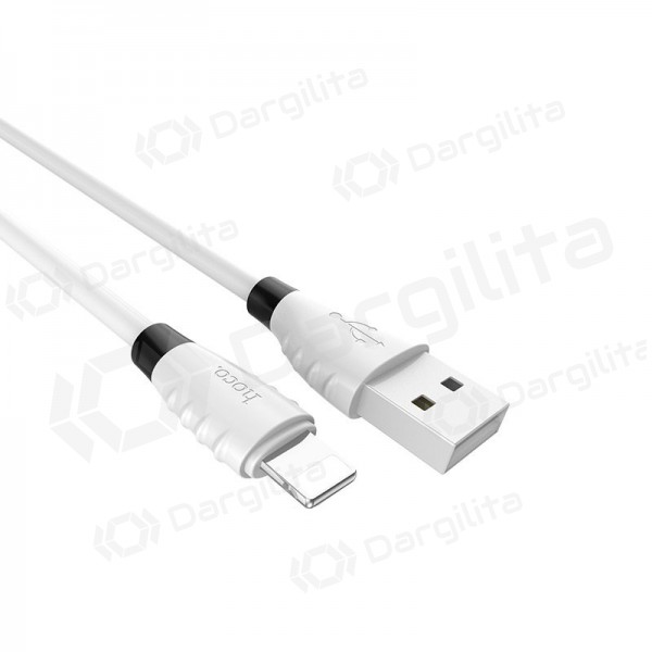 USB kabelis HOCO X27 lightning 1.2m (baltas)