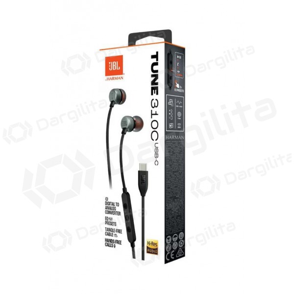 Ausinės JBL Tune 310C USB-C Ausinės JBL Tune 310C USB-C