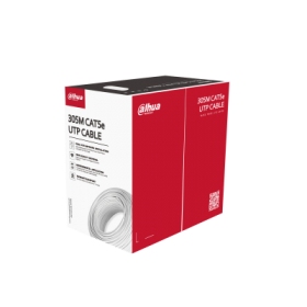Kabelis ryšio Dahua UTP5e PFM920I-5EUN (Cat5e, HDPE, PoE, PVC, ritė 305m)