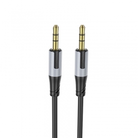 Audio laidas Borofone BL19 3.5 mm į 3.5 mm juodas