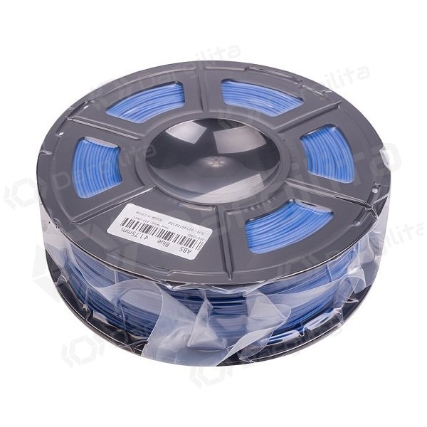 3D spausdinimo plastikas ABS, 1.75mm, 1kg, mėlynas