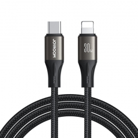 Lightning laidas Joyroom SA25-CL3 USB-C į Lightning 1.2 m 30 W juodas