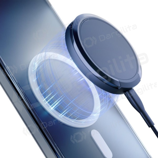 Apple iPhone 16 Pro dėklas "3MK Clear MagCase" (skaidrus)