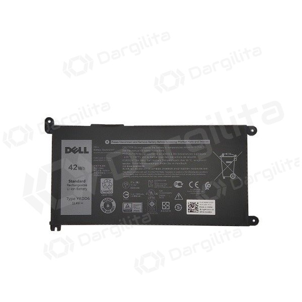 DELL YRDD6, 3500mAh nešiojamo kompiuterio baterija - PREMIUM DELL YRDD6, 3500mAh nešiojamo kompiuterio baterija - PREMIUM