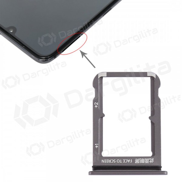 Xiaomi Mi 9 SIM kortelės laikiklis (juodas)