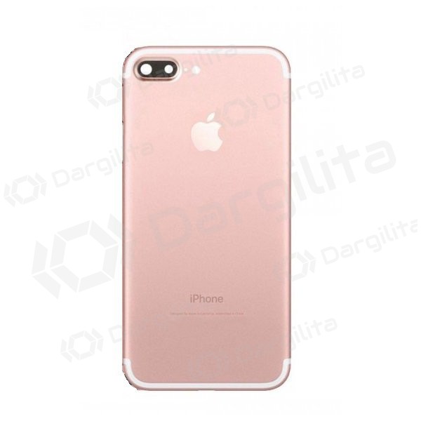 Apple iPhone 7 Plus galinis baterijos dangtelis (Rose Gold) (naudotas grade C, originalus)