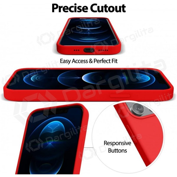 Samsung Galaxy A57 dėklas Mercury "Pure Magsafe Silicon Case" (raudonas)