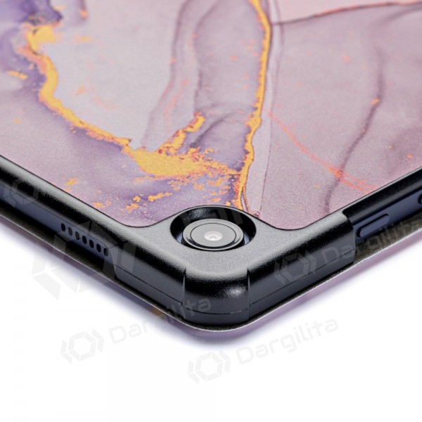 Samsung Galaxy Tab A9+, Tab A11+ dėklas "Smart Leather" (marble)