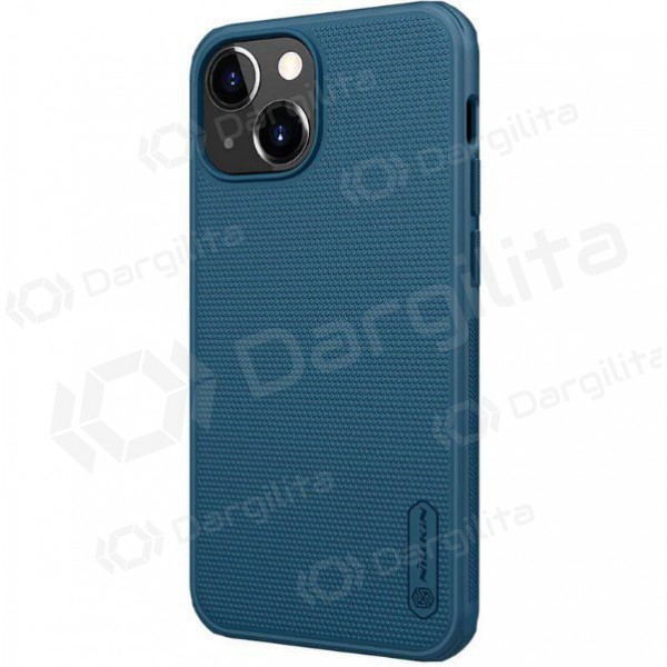 Apple iPhone 15 Pro dėklas „Nillkin Frosted Shield“ (mėlynas) Apple iPhone 15 Pro dėklas „Nillkin Frosted Shield“ (mėlynas)