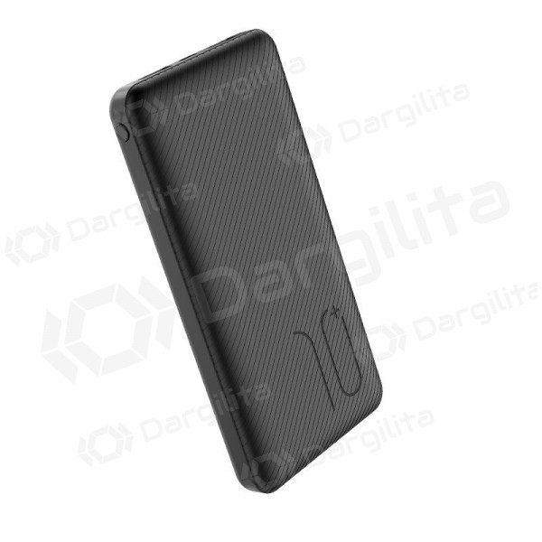 Išorinė baterija Power Bank Borofone BT28 Ultra Slim 10000mAh juoda Išorinė baterija Power Bank Borofone BT28 Ultra Slim 10000mAh juoda