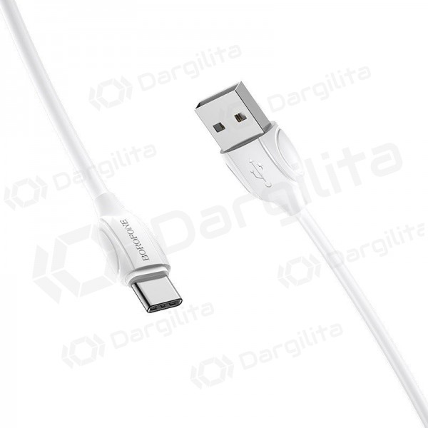 USB-C laidas Borofone BX19 USB-A į USB-C 1 m baltas